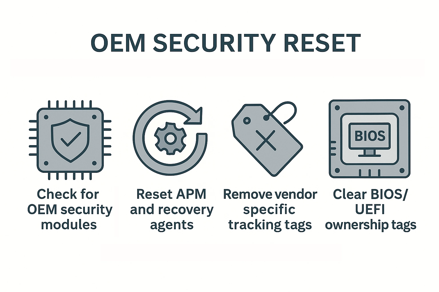 OEM security module reset